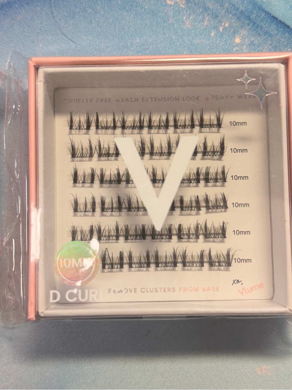 Black Individual Lash Clusters - 10mm